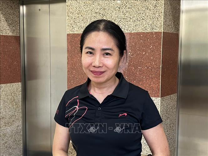 Bà Đỗ Phương Nga (Phó Chủ tịch UBND phường Hai Bà Trưng, Hà Nội): “Từ những định hướng, gợi ý của các chuyên gia, phường cũng đã chủ động xây dựng kịch bản, giải pháp để đảm bảo hoàn thành chỉ tiêu phát triển kinh tế - xã hội”. Ảnh: Quốc Lũy - TTXVN