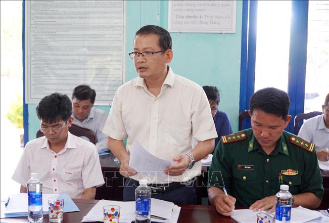                                Đại diện Sở Nông nghiệp và Môi trường tỉnh Quảng Ngãi phát biểu. Ảnh: Lê Phước Ngọc-TTXVN