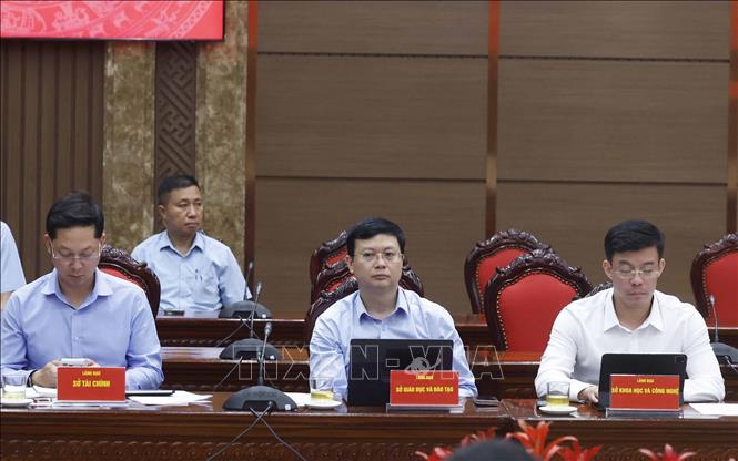  Các đại biểu tham dự hội nghị. Ảnh: Thống Nhất - TTXVN