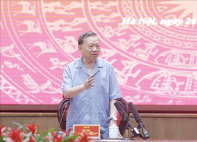Tổng Bí thư, Chủ tịch nước Tô Lâm phát biểu. Ảnh: Thống Nhất – TTXVN