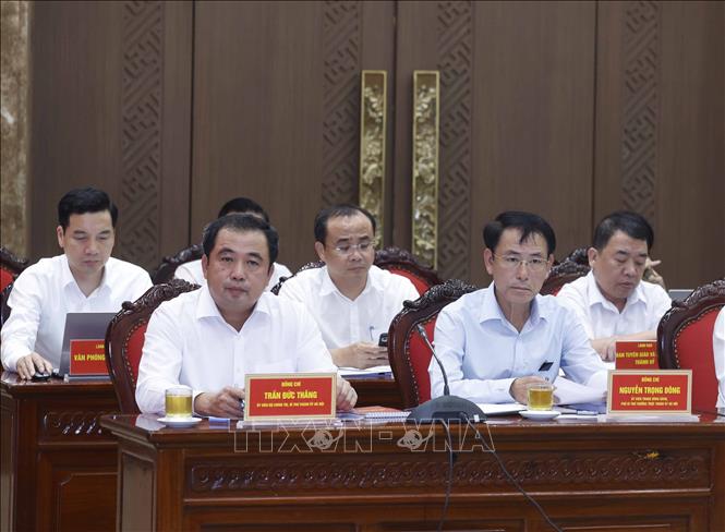  Các đại biểu tham dự hội nghị. Ảnh: Thống Nhất - TTXVN