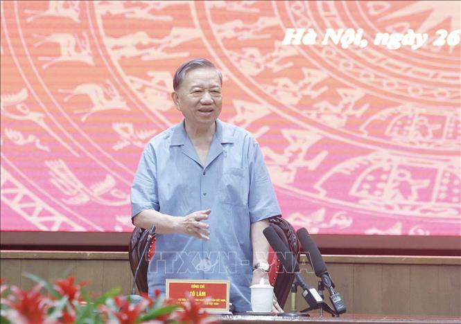Tổng Bí thư, Chủ tịch nước Tô Lâm phát biểu. Ảnh: Thống Nhất – TTXVN