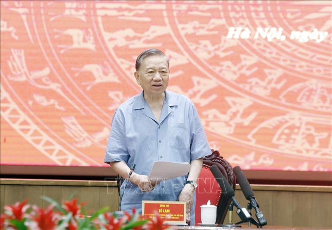 Tổng Bí thư, Chủ tịch nước Tô Lâm phát biểu. Ảnh: Thống Nhất – TTXVN