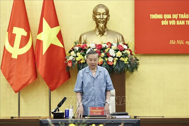 Tổng Bí thư, Chủ tịch nước Tô Lâm phát biểu. Ảnh: Doãn Tấn - TTXVN