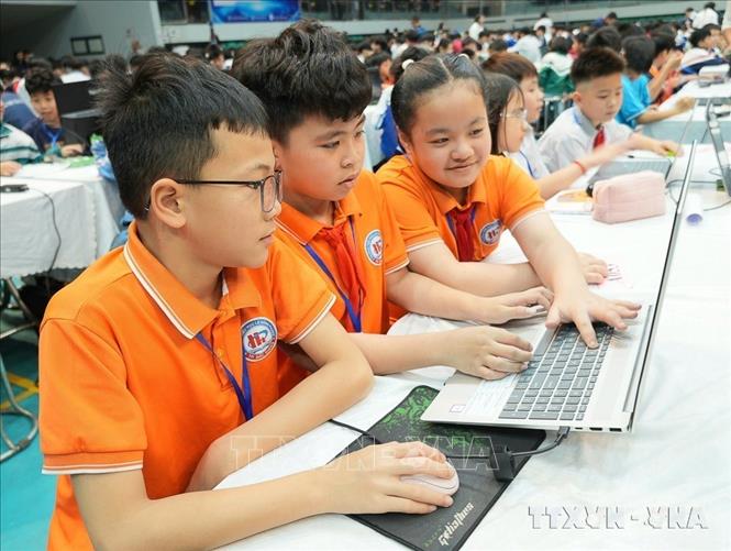 Hơn 1.760 học sinh Bắc Ninh tham dự Giải Robocon “Bắc Ninh cất cánh” 2026. Ảnh: Đồng Thúy - TTXVN