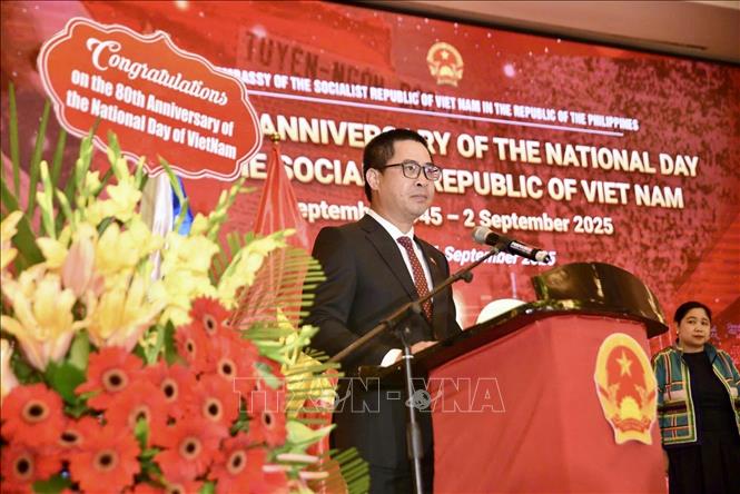 Đại sứ Việt Nam tại Philippines Lại Thái Bình. Ảnh: TTXVN phát