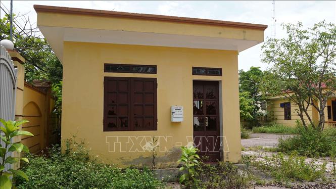 Nhà bảo vệ tại trụ sở Viện kiểm sát nhân dân huyện Đức Thọ. Ảnh: Hữu Quyết – TTXVN