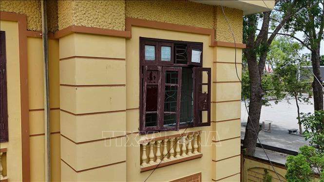 Trụ sở Viện kiểm sát nhân dân huyện Đức Thọ cũ hiện đã hư hỏng, xuống cấp. Ảnh: Hữu Quyết – TTXVN