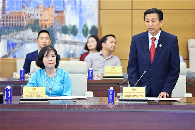 Phạm Thanh Tịnh, Chủ tịch Hội nghiên cứu Khoa học về Đông Nam Á – Việt Nam phát biểu. Ảnh: Minh Đức – TTXVN