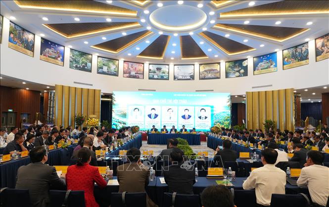 Hội thảo khoa học “Mô hình phát triển tỉnh Lâm Đồng: Tiềm năng và bứt phá” có sự tham gia của hơn 200 đại biểu là lãnh đạo, các chuyên gia, nhà khoa học; cộng đồng doanh nghiệp, nhà đầu tư trong và ngoài tỉnh Lâm Đồng. Ảnh: Nguyễn Dũng – TTXVN
