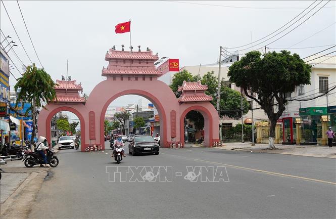 Một góc đô thị Rạch Giá (An Giang).
Lê Huy Hải - TTXVN 