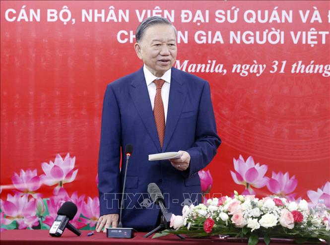 Tổng Bí thư, Chủ tịch nước Tô Lâm phát biểu. Ảnh: Thống Nhất – TTXVN