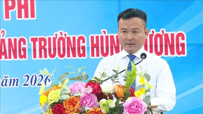 Phó Chủ tịch UBND phường Bạc Liêu Phan Hải Phương khẳng định địa phương sẽ tiếp tục phát huy hiệu quả mô hình, từng bước xây dựng môi trường số an toàn, thuận tiện, phục vụ ngày càng tốt hơn nhu cầu của Nhân dân. Ảnh: Chanh Đa-TTXVN