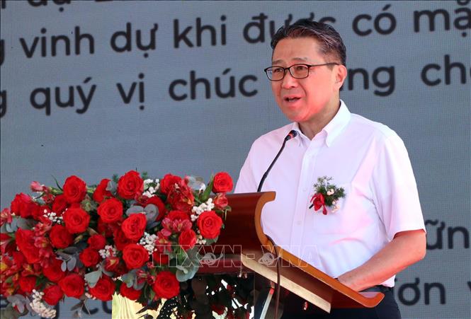 Tổng Lãnh sự Nhật Bản tại Đà Nẵng, ông Mori Takero phát biểu tại sự kiện. Ảnh: Trần Lê Lâm - TTXVN 