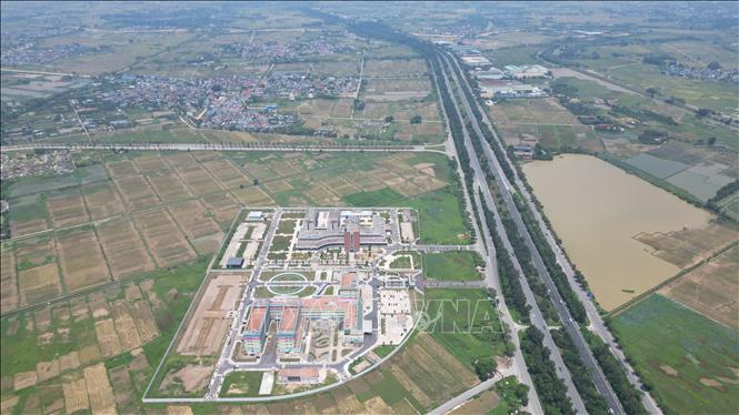 Bệnh viện Nhi Trung ương cơ sở 2 tại xã Kiều Phú, thành phố Hà Nội. Ảnh: Minh Quyết - TTXVN