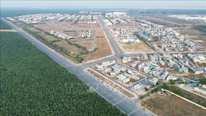 Khu tái định cư Lộc An - Bình Sơn (phường Long Thành, thành phố Đồng Nai) đã hoàn thành, hàng nghìn hộ đã đến sinh sống. Ảnh: Công Phong - TTXVN