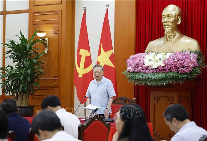 Tổng Bí thư, Chủ tịch nước Tô Lâm phát biểu. Ảnh: Thống Nhất – TTXVN