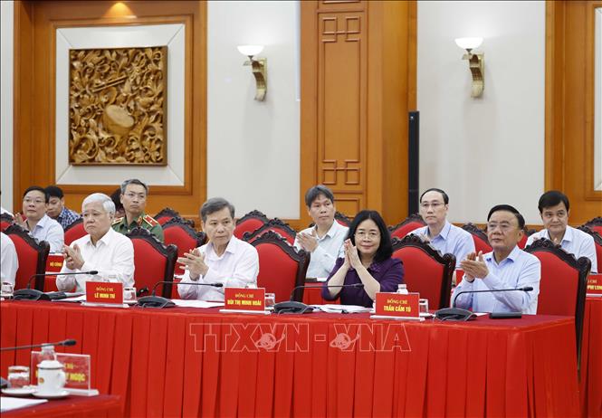 Các đại biểu tham dự phiên họp. Ảnh: Thống Nhất – TTXVN