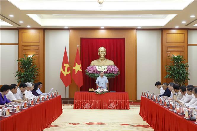 Tổng Bí thư, Chủ tịch nước Tô Lâm phát biểu. Ảnh: Thống Nhất – TTXVN