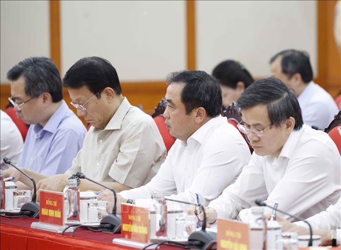 Các đại biểu tham dự phiên họp. Ảnh: Thống Nhất – TTXVN