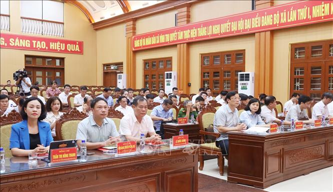 Các đại biểu dự hội nghị. Ảnh: Thanh Tuấn - TTXVN