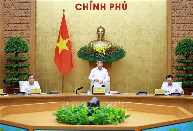 Thủ tướng Lê Minh Hưng chủ trì phiên họp Chính phủ thường kỳ tháng 5 năm 2026. Ảnh: Dương Giang – TTXVN

