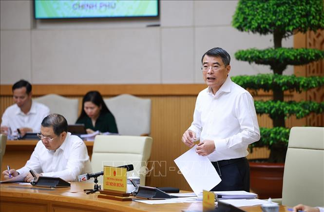 Thủ tướng Lê Minh Hưng chủ trì phiên họp Chính phủ thường kỳ tháng 5 năm 2026. Ảnh: Dương Giang – TTXVN
