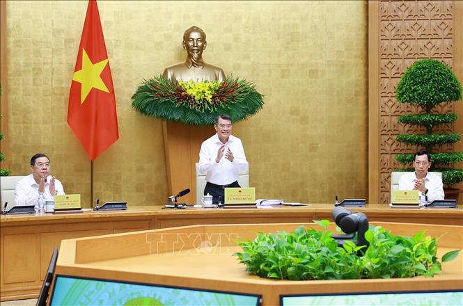 Thủ tướng Lê Minh Hưng chủ trì phiên họp Chính phủ thường kỳ tháng 5 năm 2026. Ảnh: Dương Giang – TTXVN
