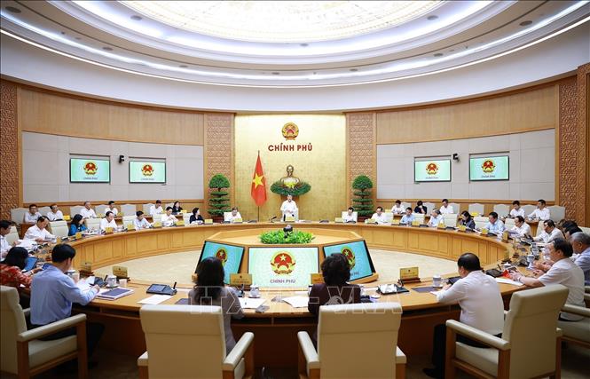 Phiên họp Chính phủ thường kỳ tháng 5 năm 2026. Ảnh: Dương Giang – TTXVN
