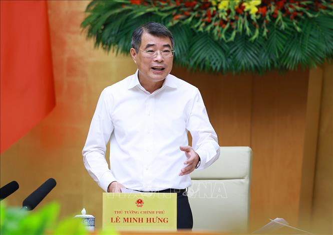Thủ tướng Lê Minh Hưng kết luận phiên họp Chính phủ thường kỳ tháng 5 năm 2026. Ảnh: Dương Giang – TTXVN