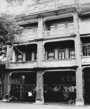  Ngôi nhà số 13/1, nay là số 248-250, đường Văn Minh, thành phố Quảng Châu, Trung Quốc, trụ sở của Hội Việt Nam Cách mạng Thanh niên, nơi Nguyễn Ái Quốc mở các lớp huấn luyện đào tạo cán bộ cho cách mạng Việt Nam từ năm 1925 - 1927. Ảnh: Tư liệu/TTXVN phát