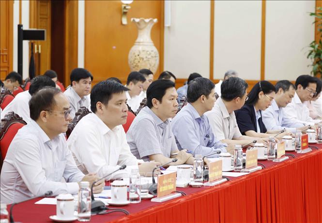 Các đại biểu tham dự cuộc họp. Ảnh: Thống Nhất – TTXVN