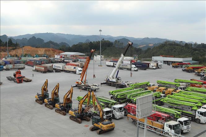Công viên Logistics Viettel Lạng Sơn có diện tích đầu tư trên 143 ha tại khu kinh tế cửa khẩu Đồng Đăng – Lạng Sơn
Ảnh: Quang Duy - TTXVN