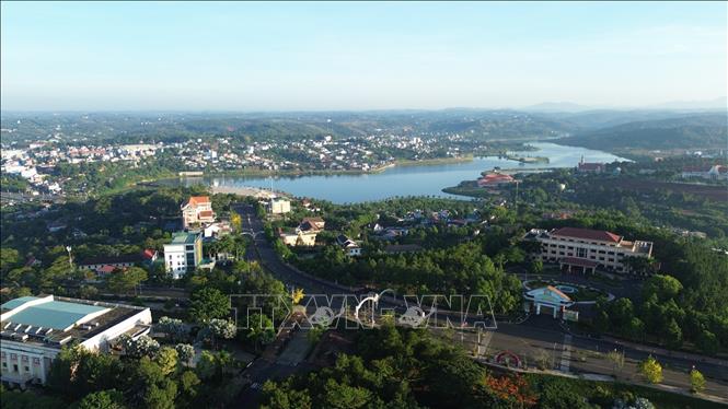 Dong Gia Nghia ward is one of 22 communes and wards in the western part of Lam Dong province located within the management, protection, and development area of ​​the Dak Nong UNESCO Global Geopark. VNA Photo: Nguyễn Huy Thành