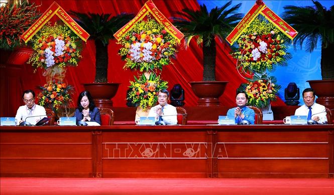 Thủ tướng Lê Minh Hưng dự và chủ trì chương trình trao đổi, thảo luận với các đại biểu dự Đại hội XIV Công đoàn Việt Nam. Ảnh: Dương Giang – TTXVN 
