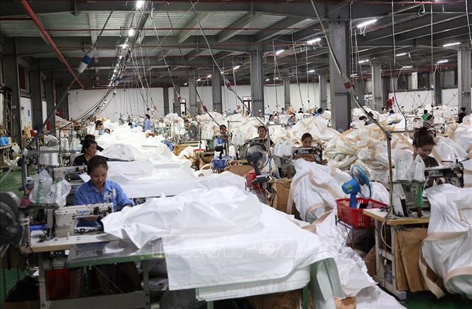 Đến năm 2030, Hà Tĩnh phấn đấu có khoảng 18.000 - 20.000 doanh nghiệp hoạt động trong khu kinh tế, khu công nghiệp và cụm công nghiệp; kinh tế tư nhân đóng góp khoảng 60 - 65% GRDP. Ảnh: Vũ Sinh - TTXVN