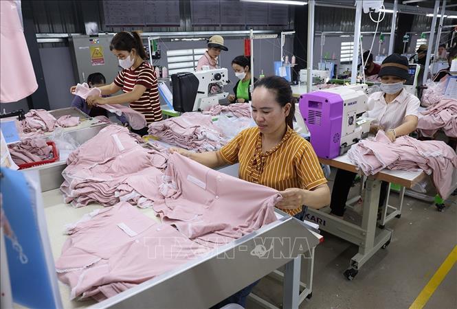 Đến năm 2030, Hà Tĩnh phấn đấu có khoảng 18.000 - 20.000 doanh nghiệp hoạt động trong khu kinh tế, khu công nghiệp và cụm công nghiệp; kinh tế tư nhân đóng góp khoảng 60 - 65% GRDP. Ảnh: Vũ Sinh - TTXVN