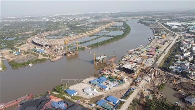Dự án đường vành đai 2. Ảnh: Hoàng Ngọc – TTXVN 