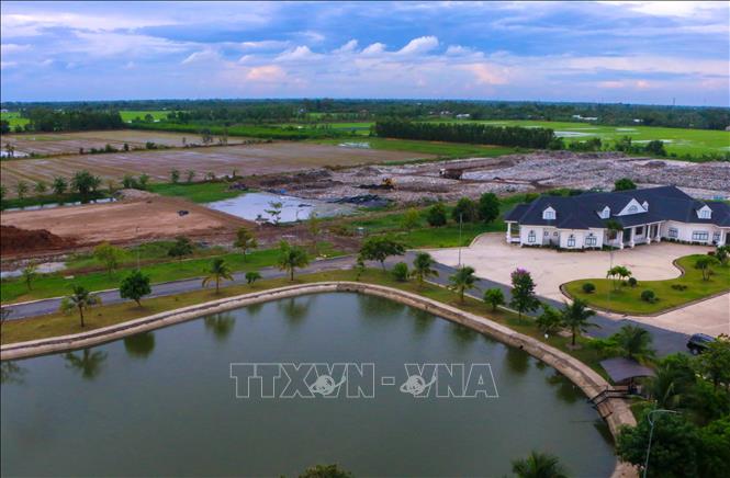 Toàn cảnh nhà nhà máy điện rác Hậu Giang. Ảnh: Duy Khương – TTXVN


