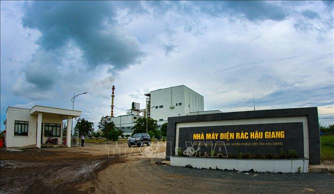 Nhà máy điện rác Hậu Giang tại xã Hòa An, thành phố Cần Thơ. Ảnh: Duy Khương – TTXVN