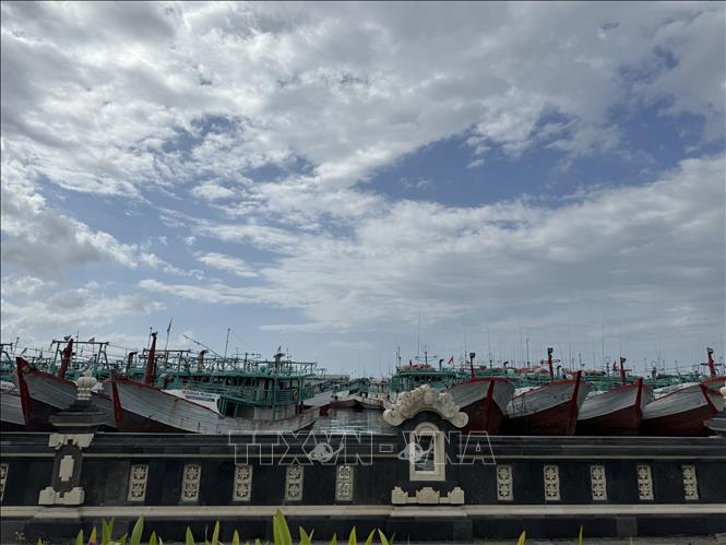 Tàu thuyền khai thác thủy sản của ngư dân Indonesia. Ảnh: Đỗ Quyên – PV TTXVN tại Indonesia