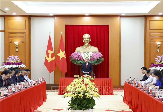 Tổng Bí thư, Chủ tịch nước Tô Lâm phát biểu chỉ đạo. Ảnh: Thống Nhất – TTXVN