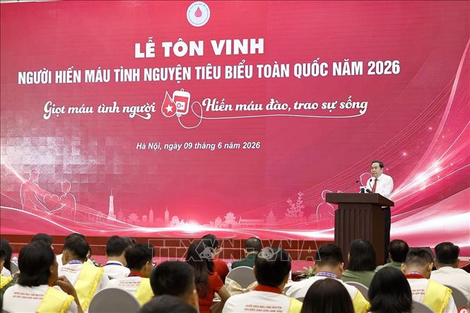 Chủ tịch Quốc hội Trần Thanh Mẫn phát biểu. Ảnh: Doãn Tấn - TTXVN