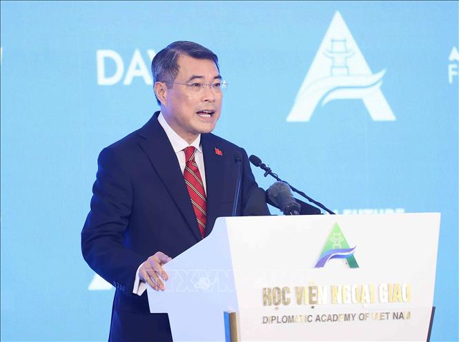 Thủ tướng Chính phủ Lê Minh Hưng phát biểu. Ảnh: An Đăng - TTXVN