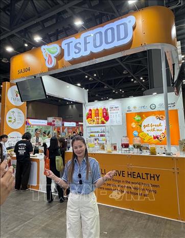 Giám đốc TS Food Hoàng Thị Quỳnh Trâm. Ảnh: Khánh Vân - TTXVN tại Hàn Quốc