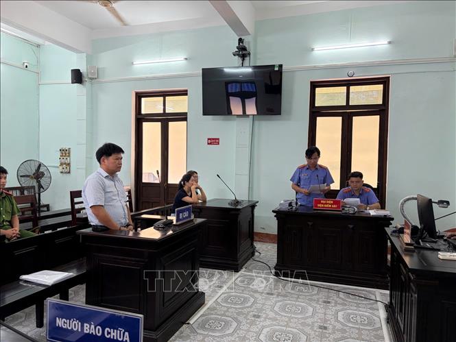Phiên toà xét xử. Ảnh: TTXVN phát 