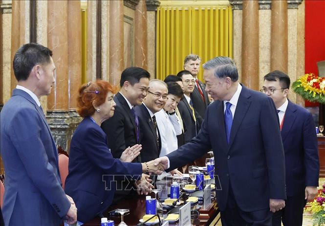 Tổng Bí thư, Chủ tịch nước Tô Lâm và các đại biểu. Ảnh: Thống Nhất – TTXVN