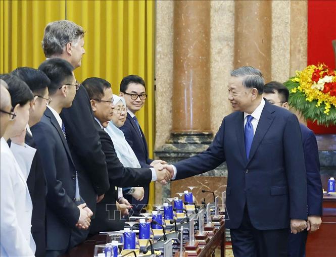 Tổng Bí thư, Chủ tịch nước Tô Lâm và các đại biểu. Ảnh: Thống Nhất – TTXVN