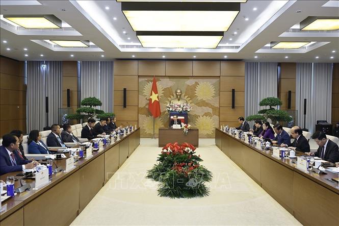 A view of the reception. VNA Photo: Doãn Tấn 