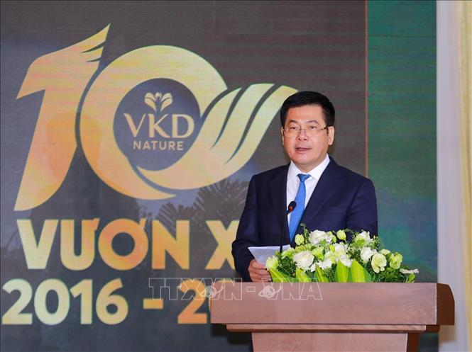Ông Nguyễn Hồng Diên, Ủy viên Trung ương Đảng, Phó Chủ tịch Quốc hội phát biểu. Ảnh: Khánh Hoà - TTXVN